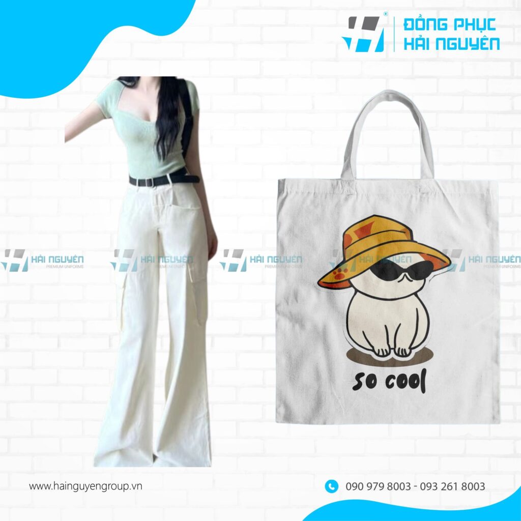 Outfit năng động phối với túi tote (3)