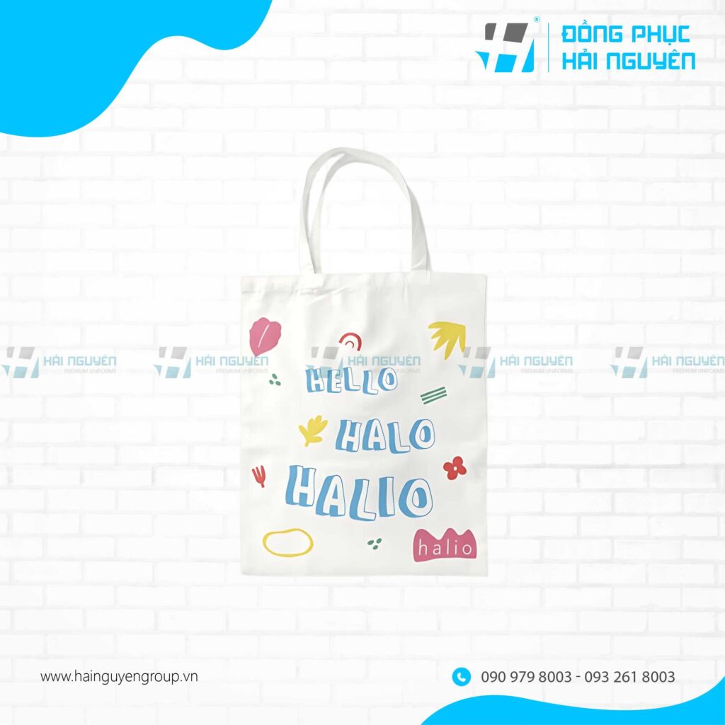 túi tote canvas, vải bố in logo và hình theo yêu cầu tại TP.HCM