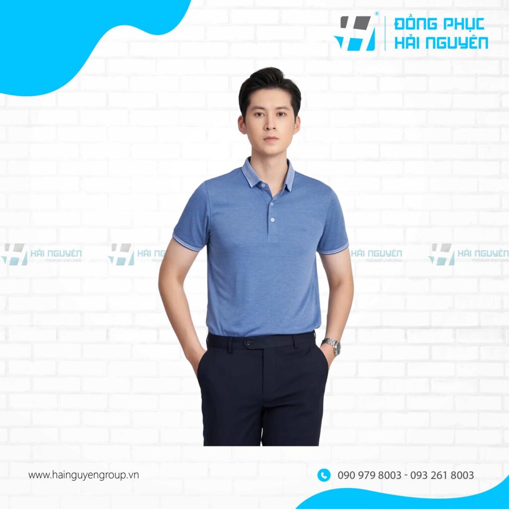 áo thun polo dáng slim fit chuẩn đẹp