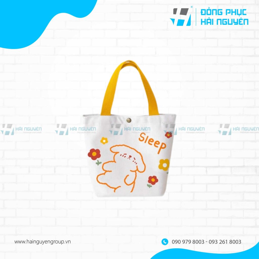 túi vải canvas size nhỏ, túi tote mini dạo phố