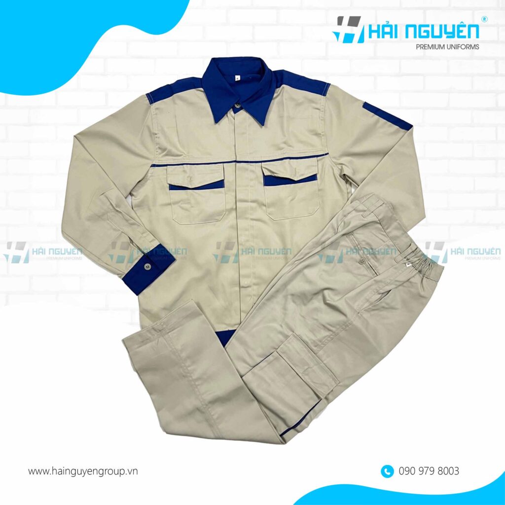 Quần áo kỹ sư công trình phối túi hộp tiện lợi