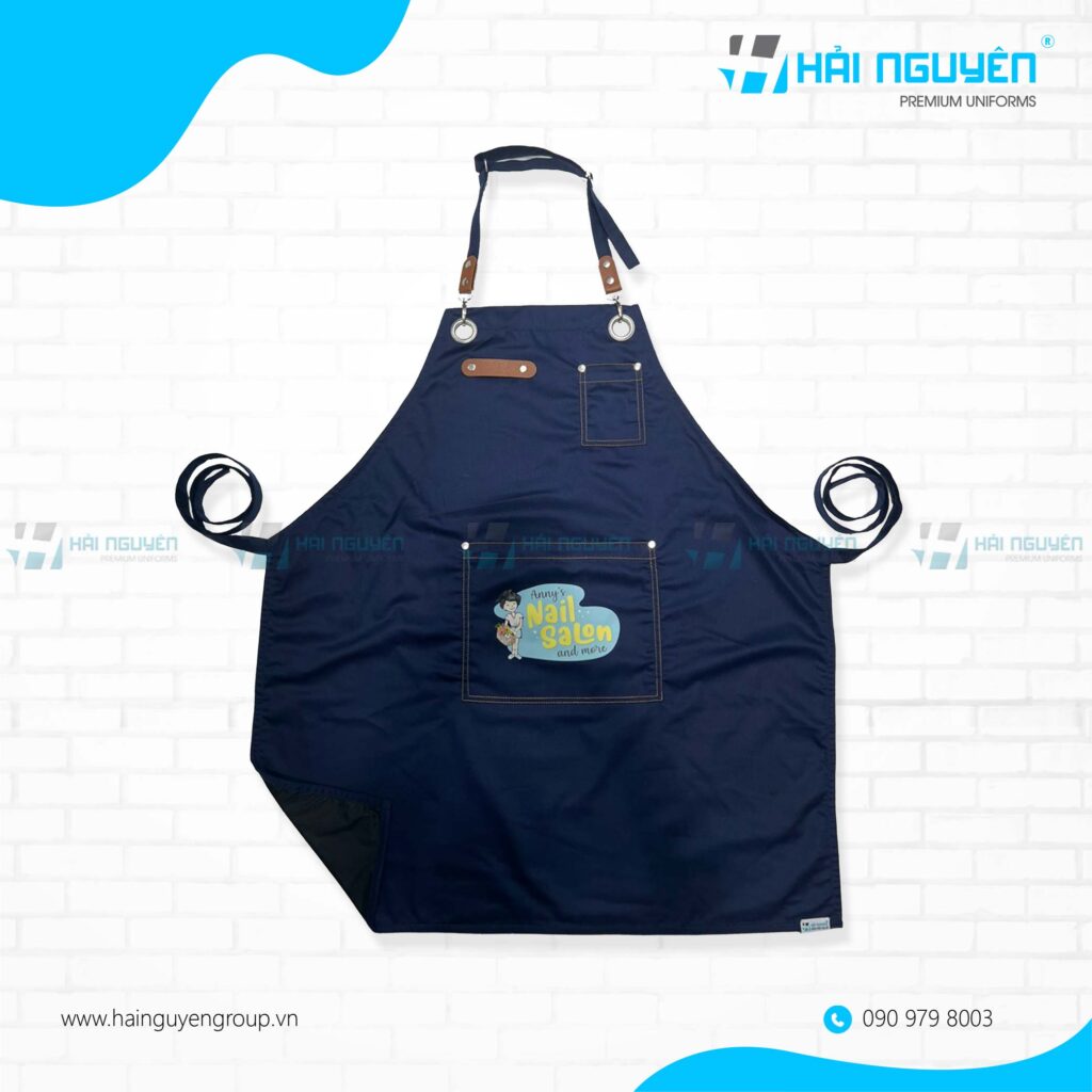 Tạp dề làm nail 2 lớp chống thấm