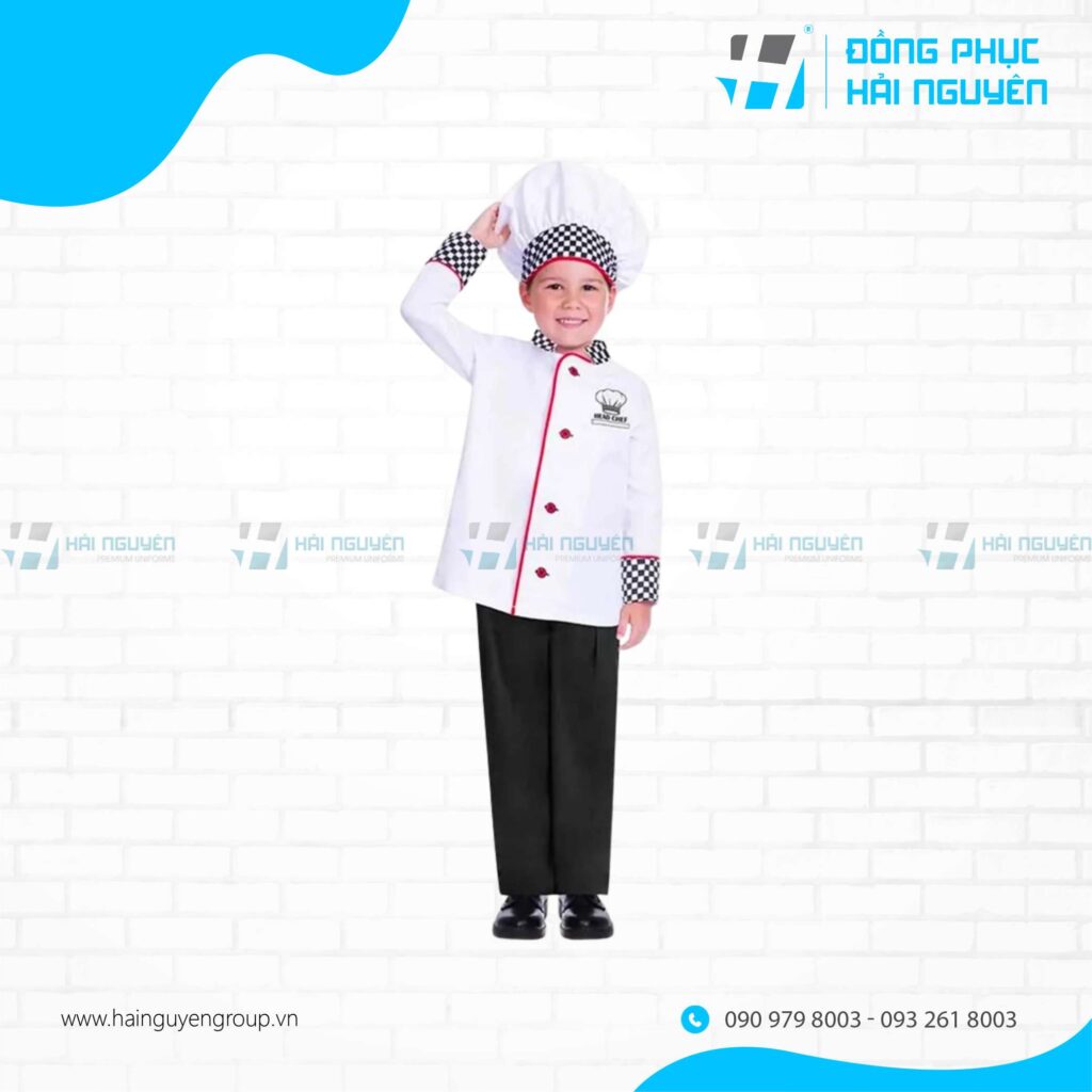 Áo đầu bếp nhí cao cấp