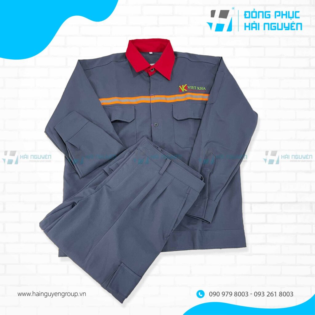 áo khoác kaki đứng form thiết kế theo yêu cầu riêng cho công nhân