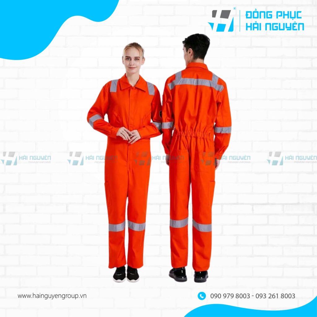 Đồng phục bảo hộ điện lực liền thân