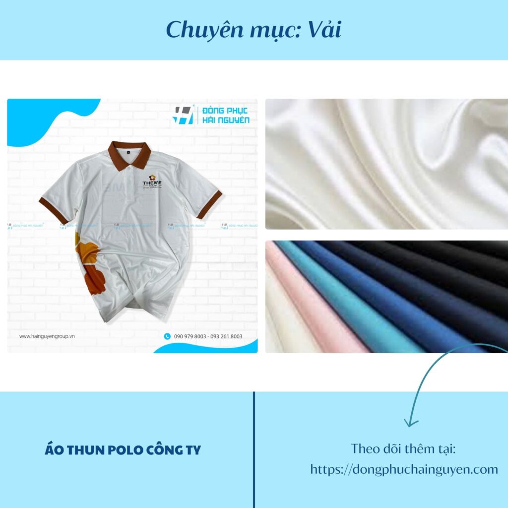 Loại vải chất lượng may áo polo