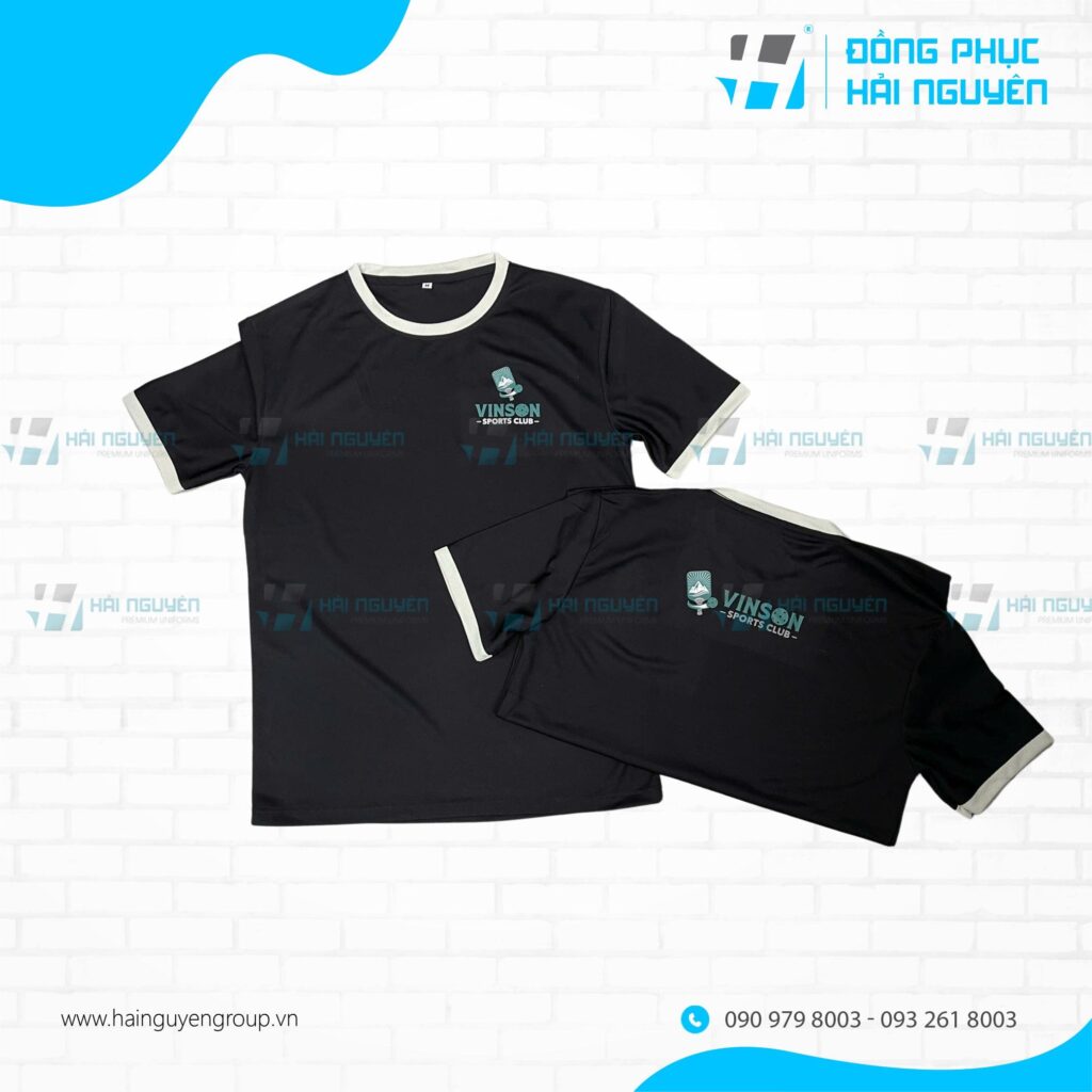 Áo thun cổ tròn đồng phục nhân viên