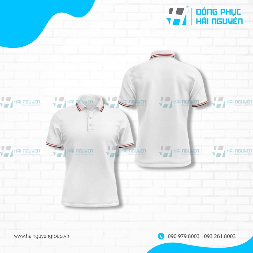 Mẫu áo thun đồng phục có cổ