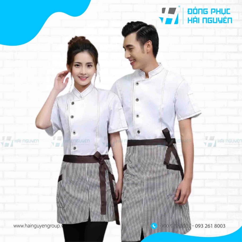 Đồng phục bếp nhà hàng sang trọng
