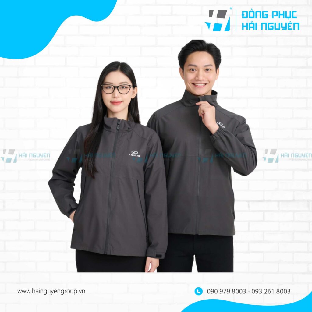 may áo khoác đồng phục công ty giá rẻ tại tân phú