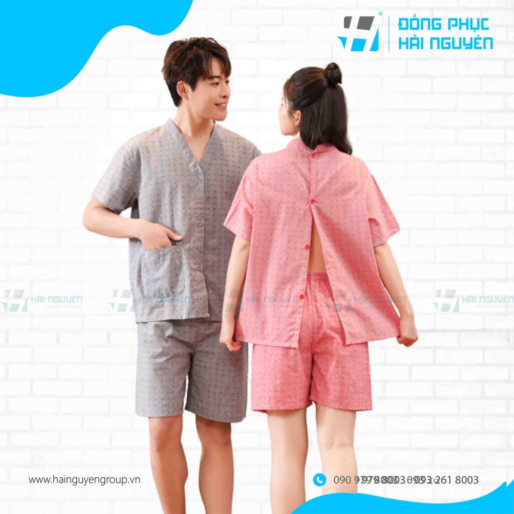 Đồng phục khách spa chất vải thoáng mát