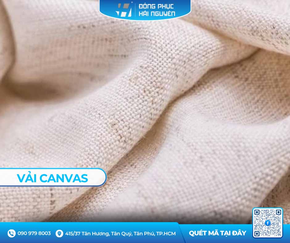 Vải canvas bền đẹp dùng cho tạp dề bếp