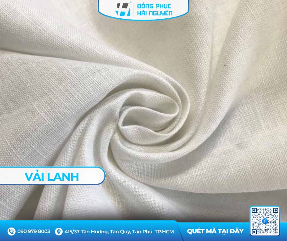 Vải linen thấm hút mồ hôi cực kỳ tốt và không gây nóng rát hay gò bó khi mặc.