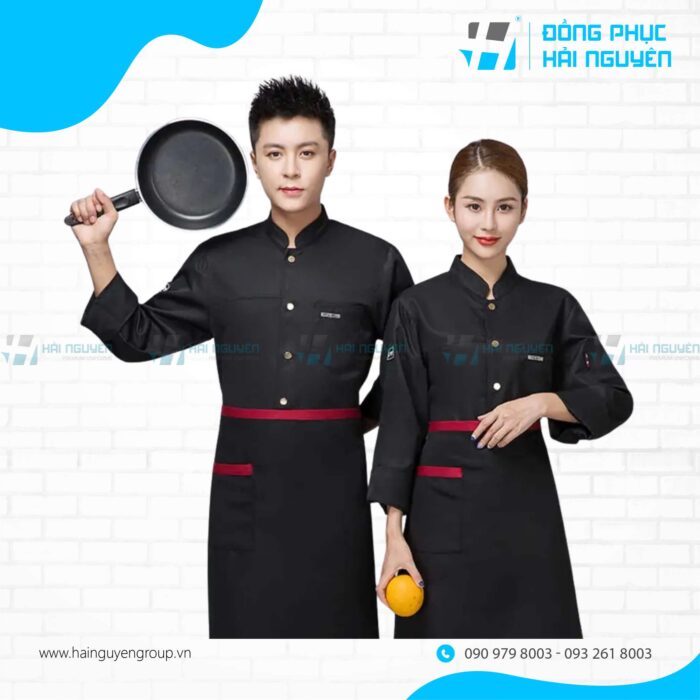 5+ mẫu áo đầu bếp hàn quốc hiện đại, chất lượng