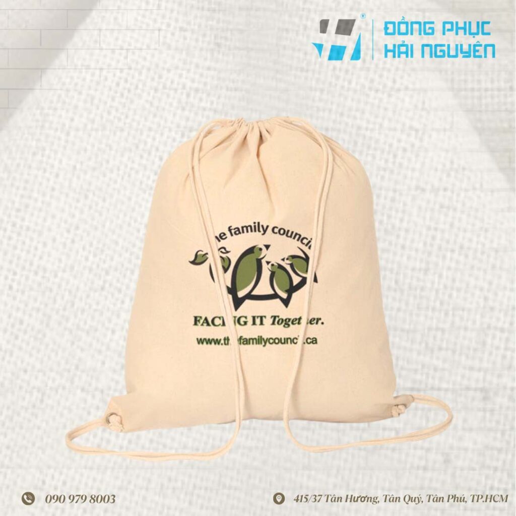 Túi canvas dây rút