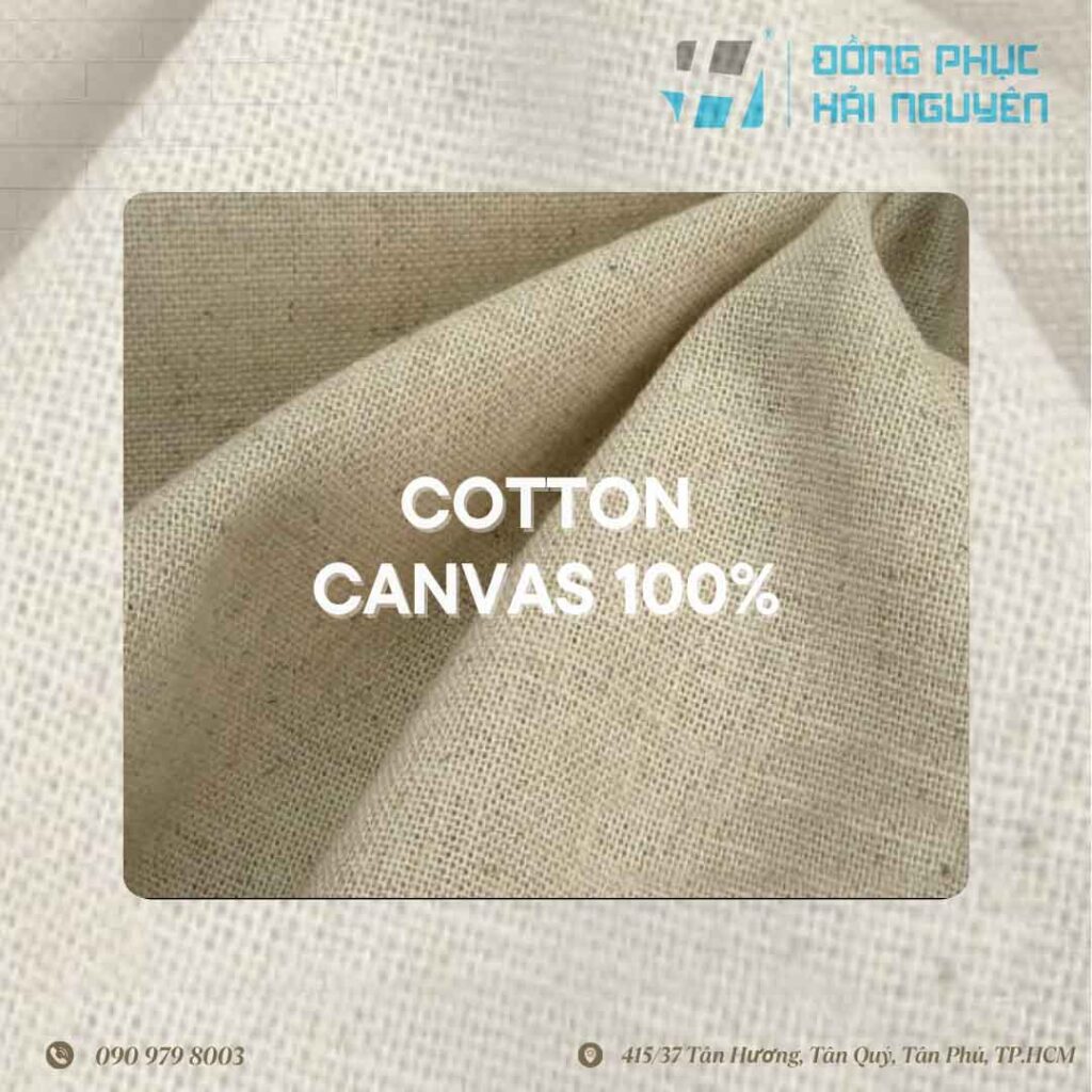 Vải cotton canvas