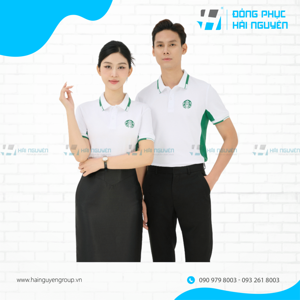 Đồng phục polo cách điệu