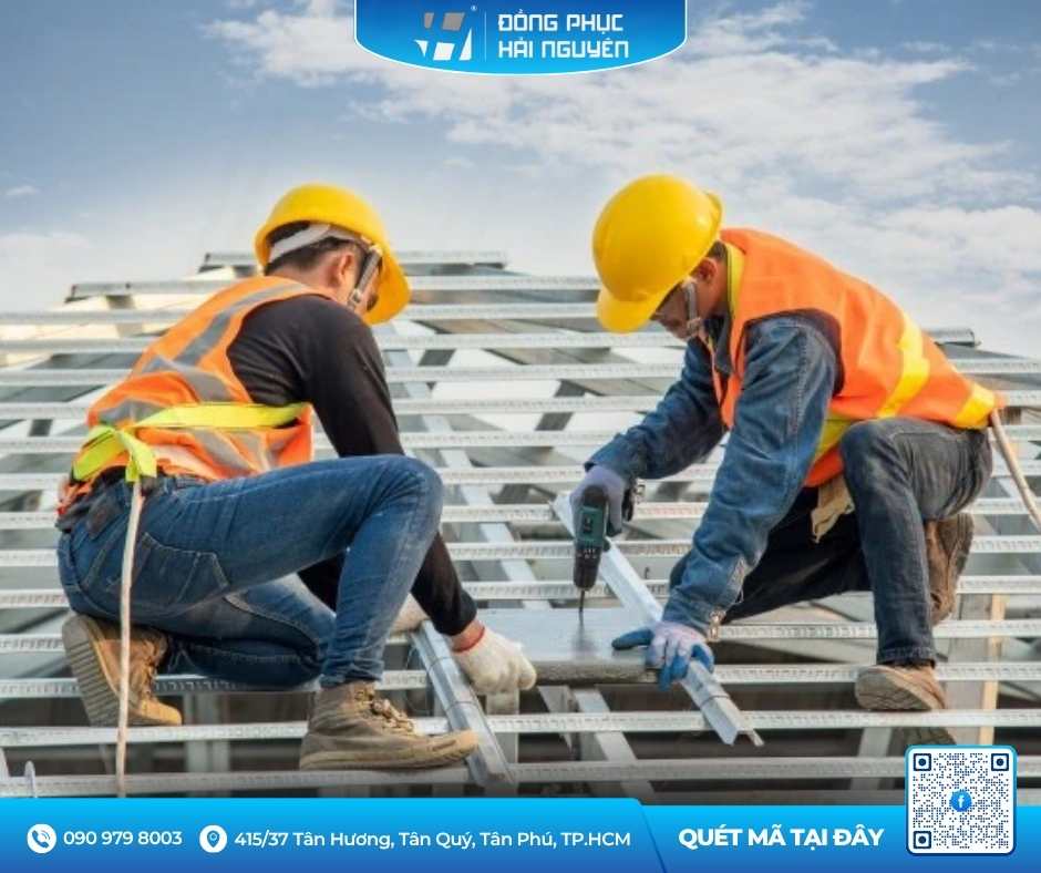 an toàn lao động hơn với mẫu đồng phục bảo hộ chất lượng