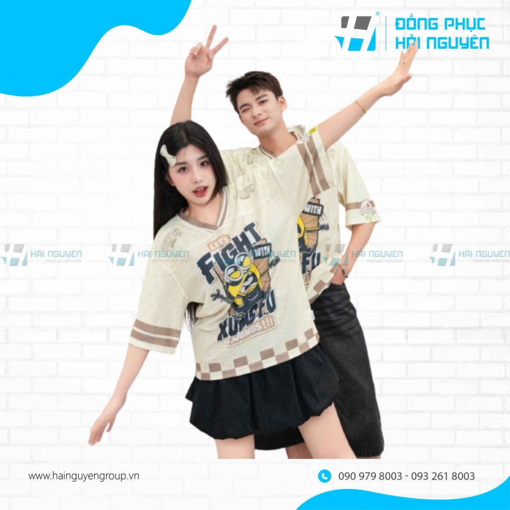 Mẫu áo lớp in hình chuyển nhiệt