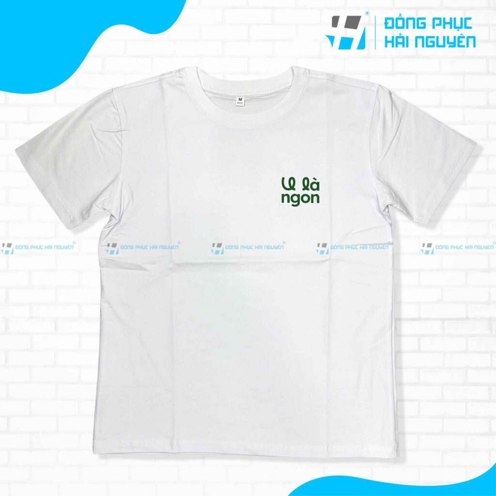 Áo thun cổ tròn trơn màu