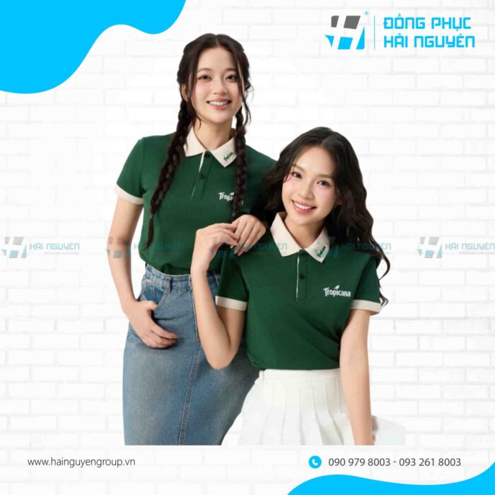 Mẫu áo thun cổ bẻ