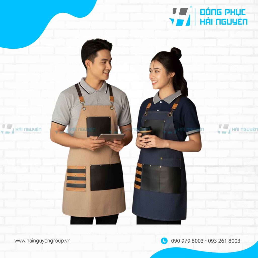 Tạp dề cho quán cafe