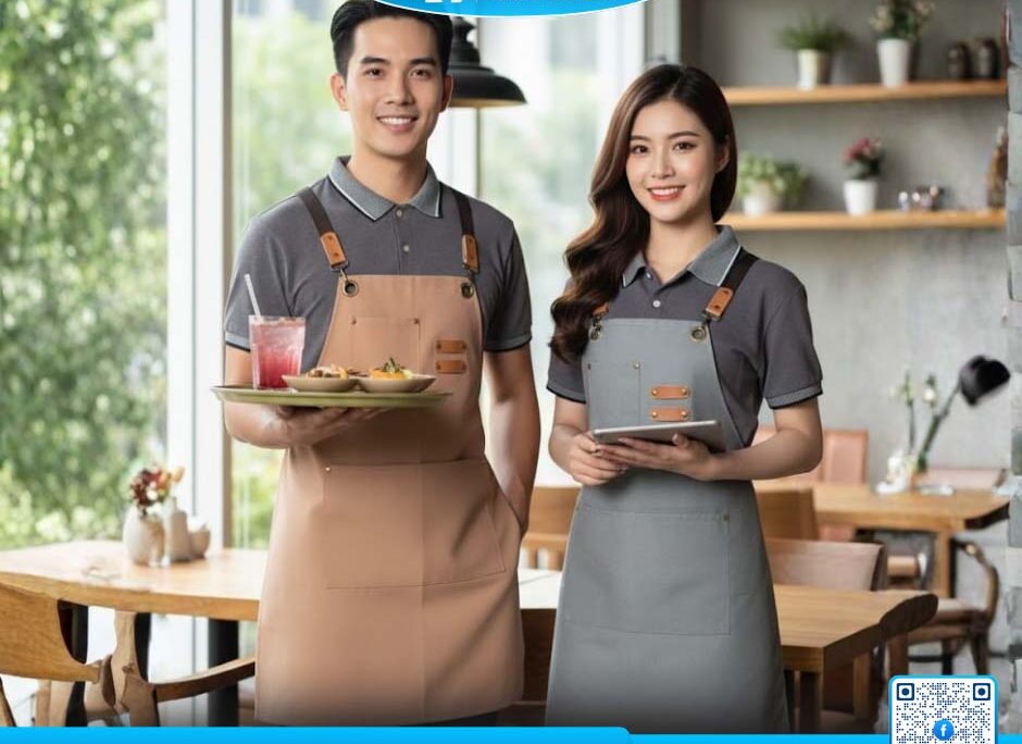 Mẫu Tạp Dề Bar Đẹp, Chất Lượng Cho Nhân Viên Phục Vụ