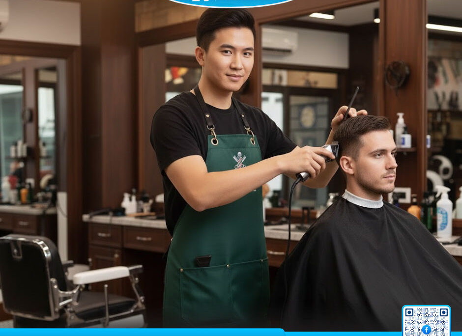 May Tạp Dề Cắt Tóc Đẹp Chuyên Nghiệp, Chất Lượng Cao