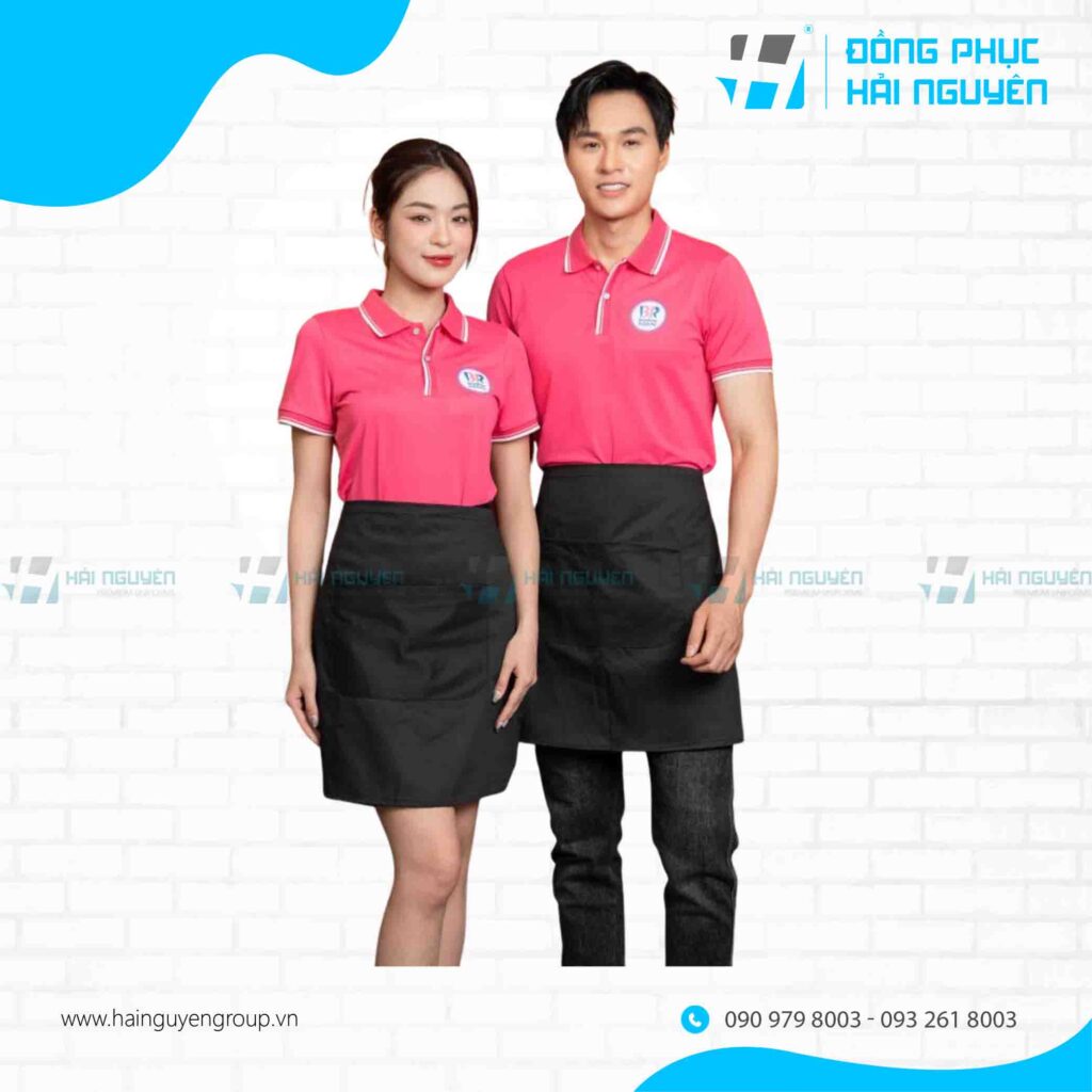 Mẫu đồng phục nhà hàng cho nhân viên phục vụ