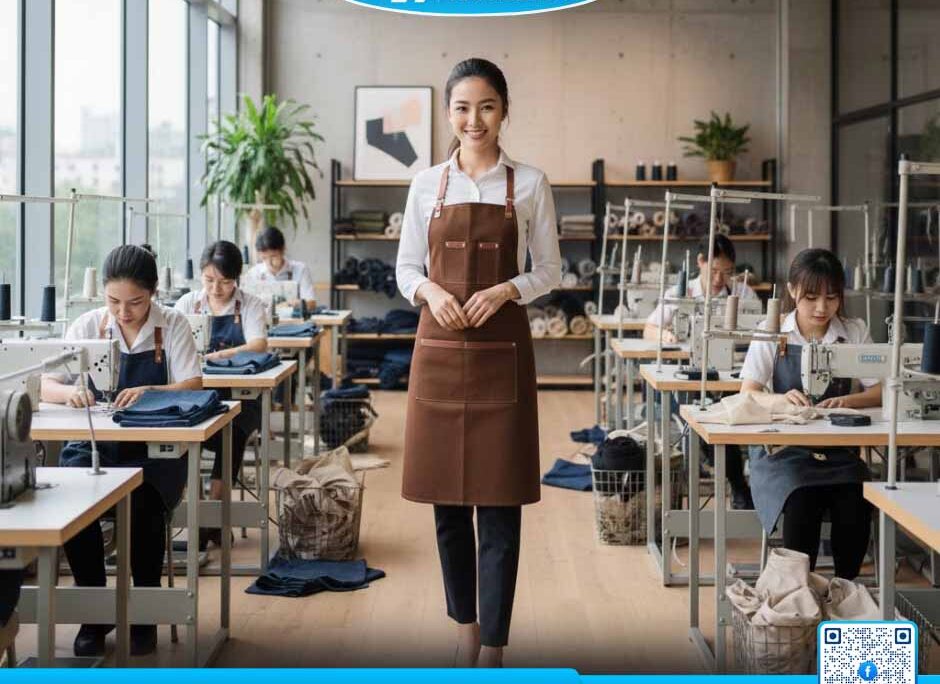 May Tạp Dề Đồng Phục Cho Quán Cafe, Nhà Hàng