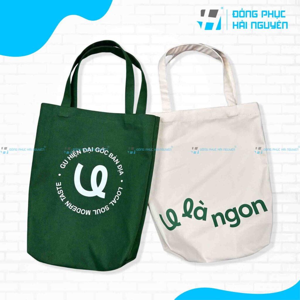 In logo túi vải canvas theo yêu cầu
