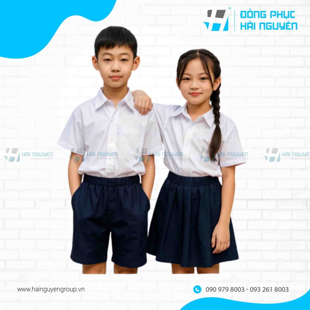 Mẫu áo đồng phục học sinh