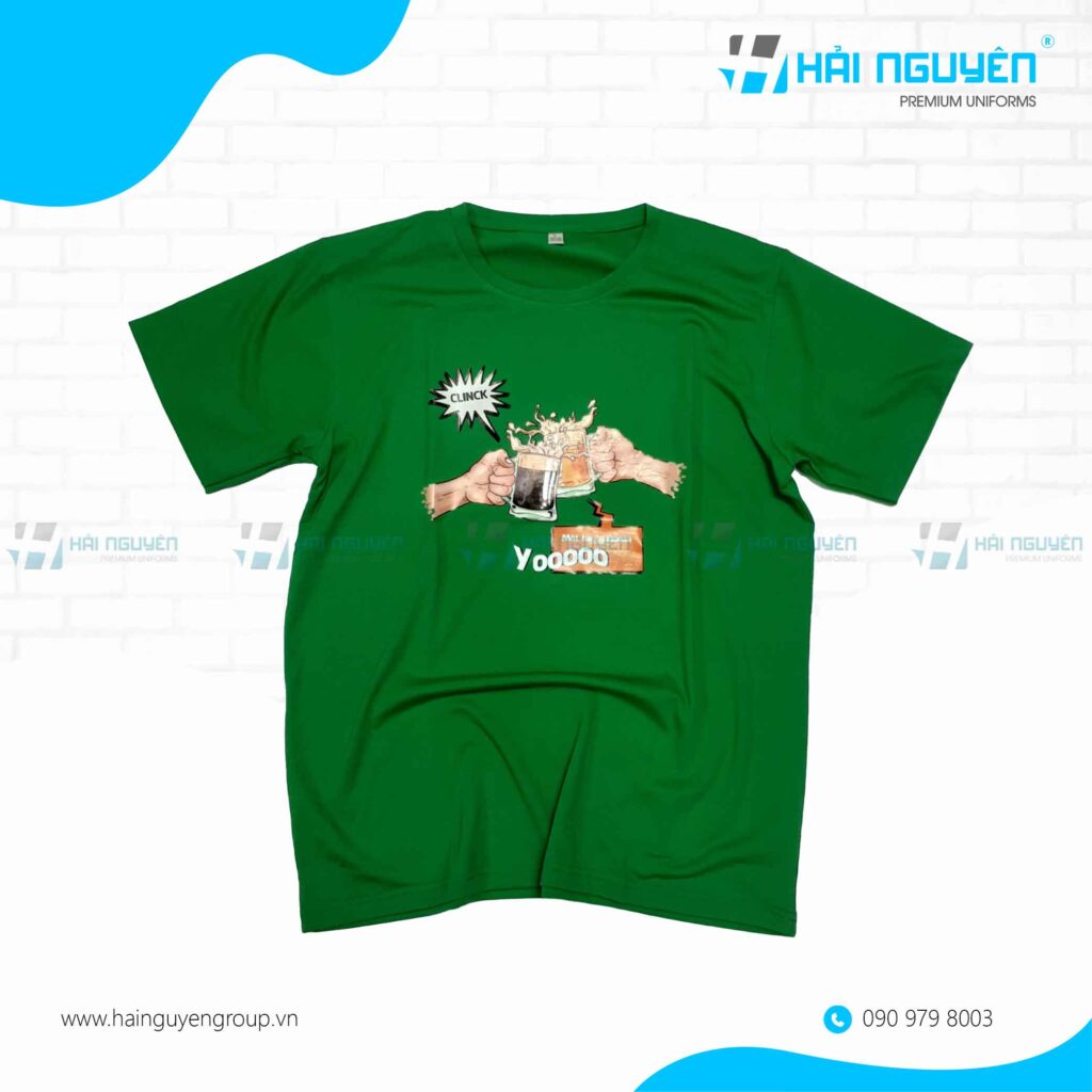 Chất liệu dùng may áo thun đồng phục