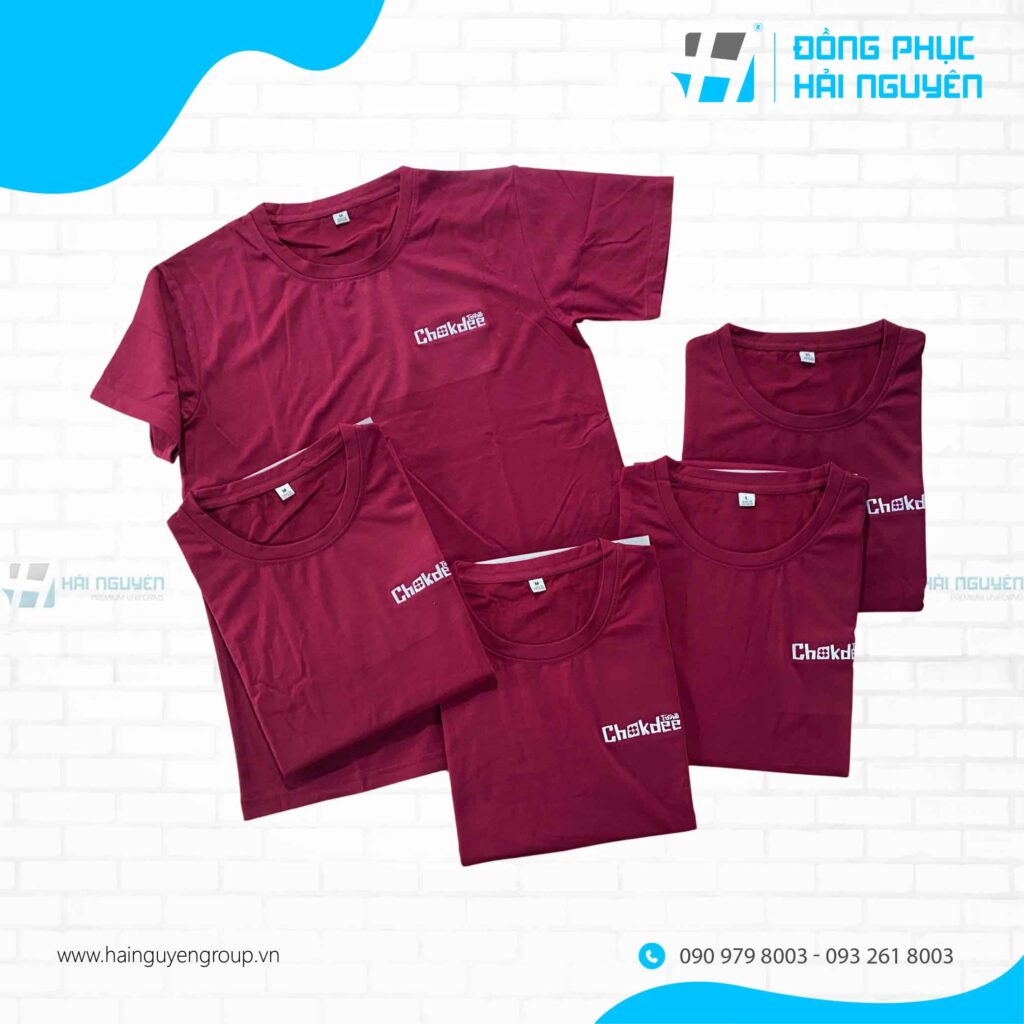 Áo đồng phục công ty cổ tròn