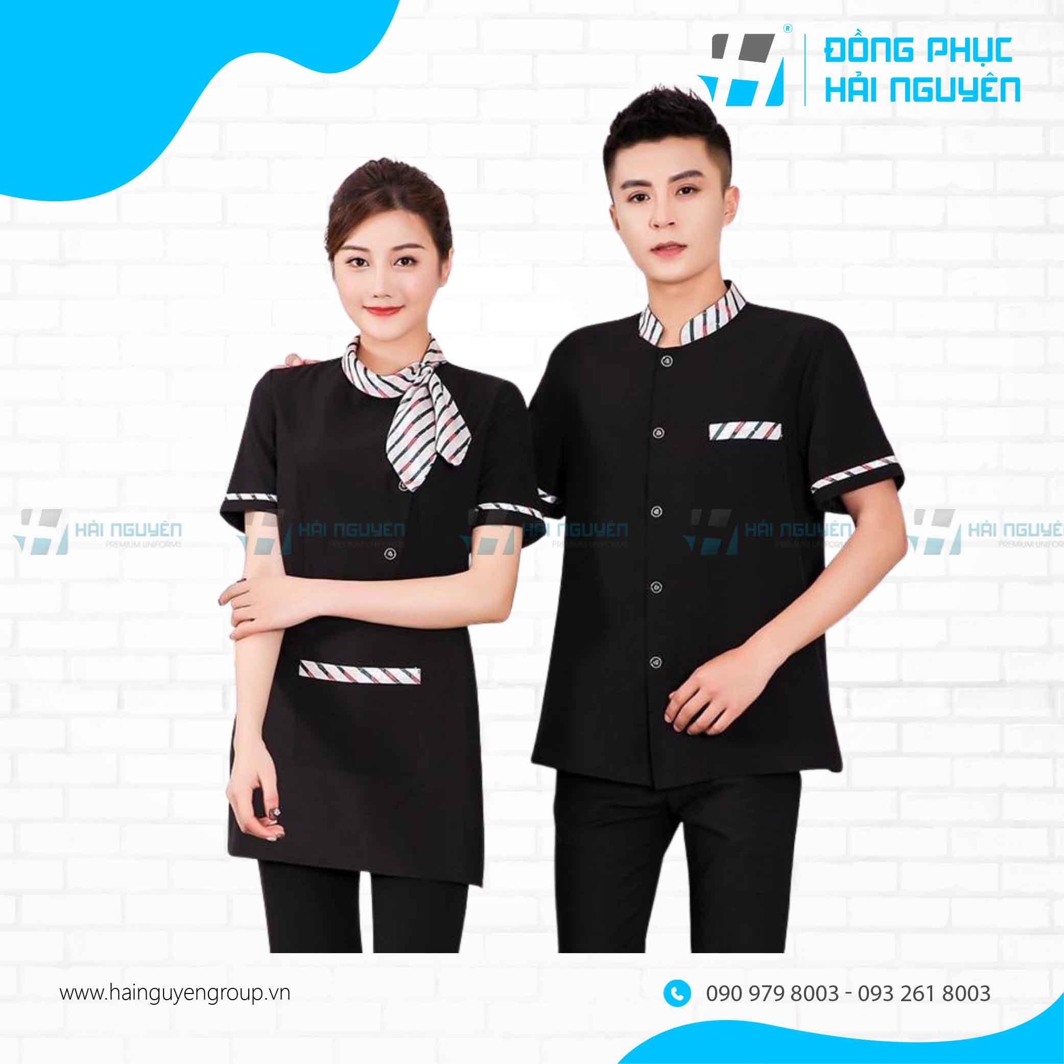 đồng phục nhà hàng - 2 Mẫu đồng phục cho nhà hàng đẹp