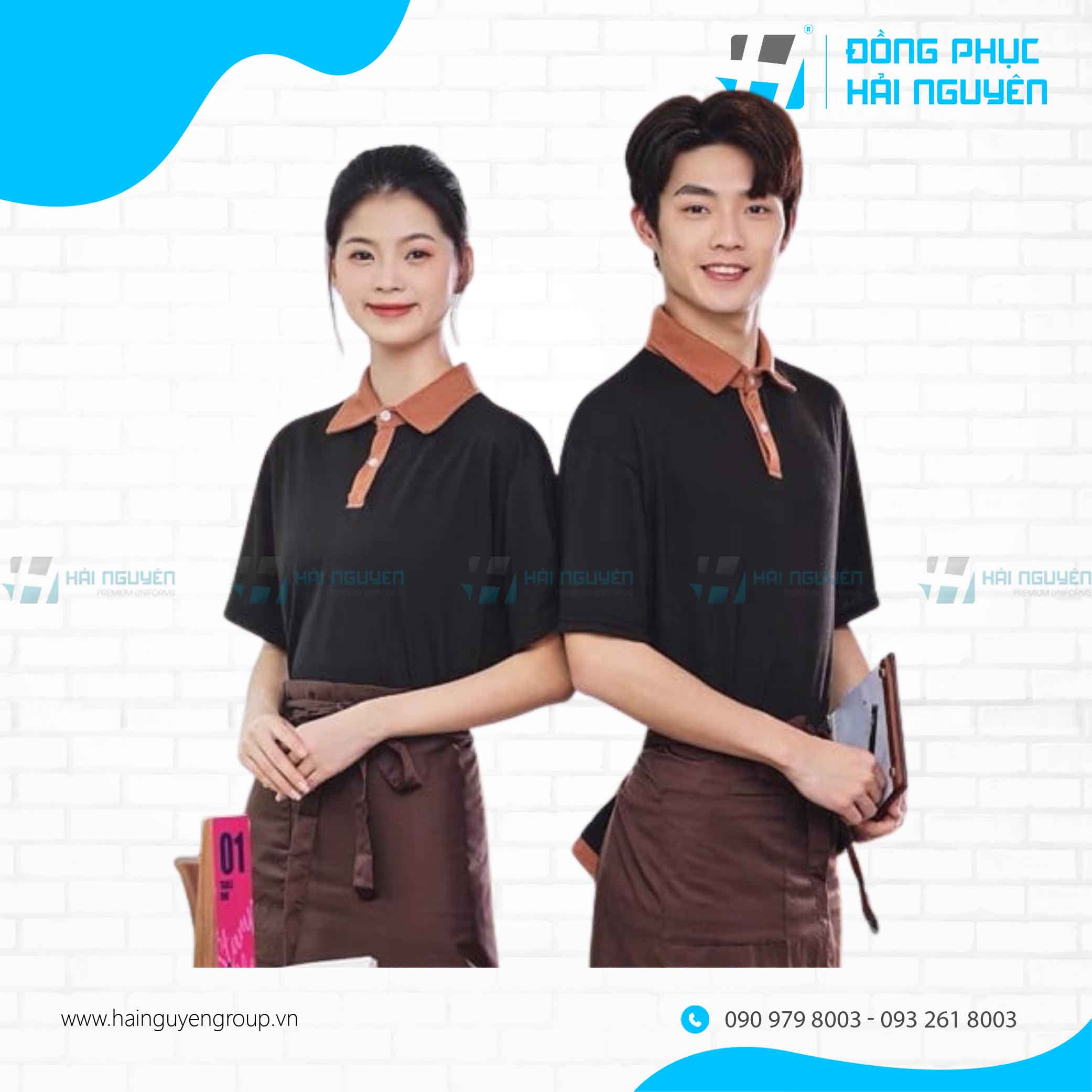 đồng phục nhà hàng - 4 Đồng phục nhân viên nhà hàng