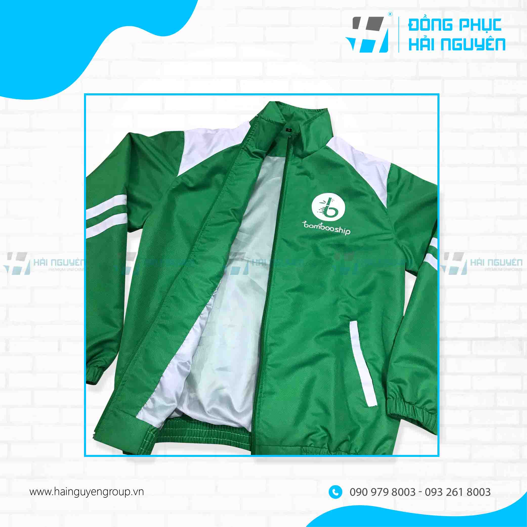 may áo khoác giá sỉ - 4 Đặt may áo khoác giá sỉ tại Đồng phục Hải Nguyên