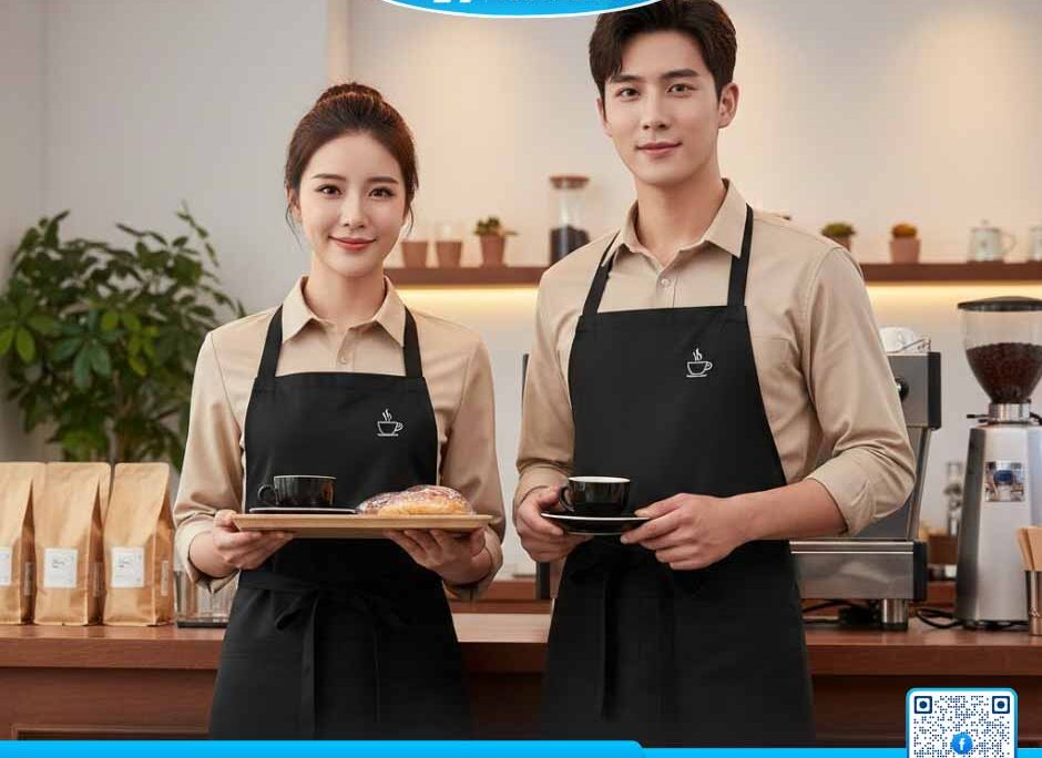 1000+ Mẫu Tạp Dề Phục Vụ Đẹp Cho Nhân Viên Quán Cafe