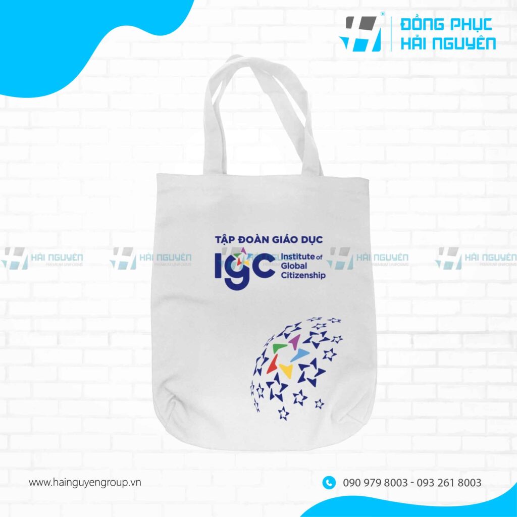 Đặt túi canvas quà tặng in logo theo yêu cầu