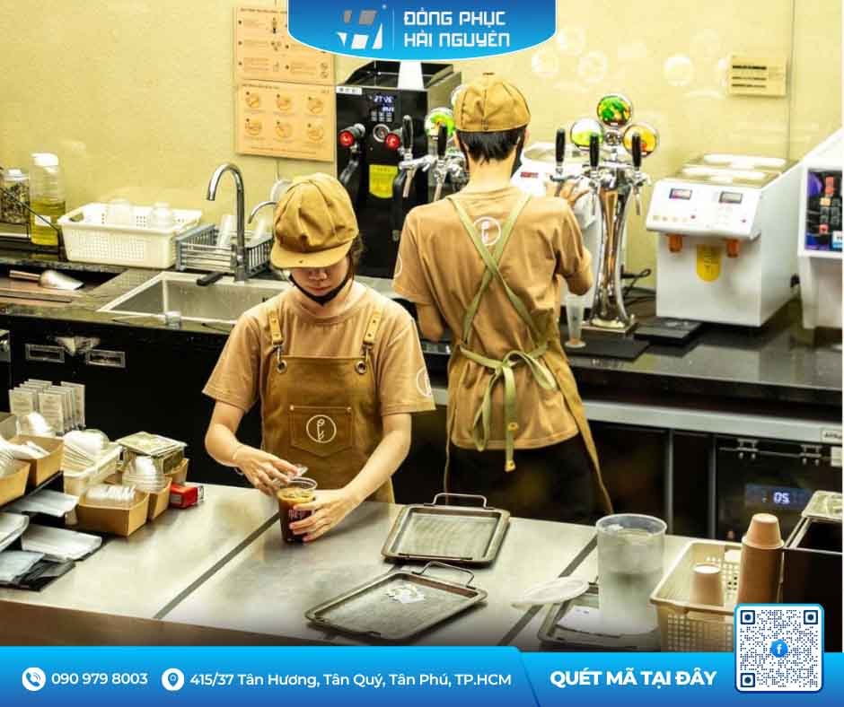 200+ Mẫu Đồng Phục Tạp Dề Quán Cafe Giá Rẻ Cho Nhân Viên