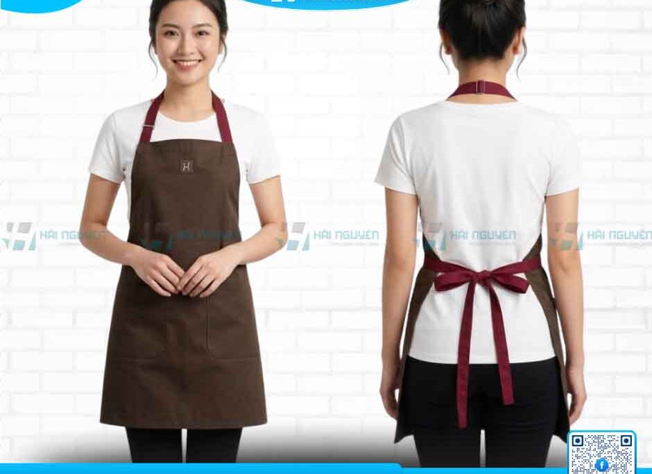 Tạp Dề Nấu Ăn Nhà Bếp Tiện Dụng Cho Nhân Viên