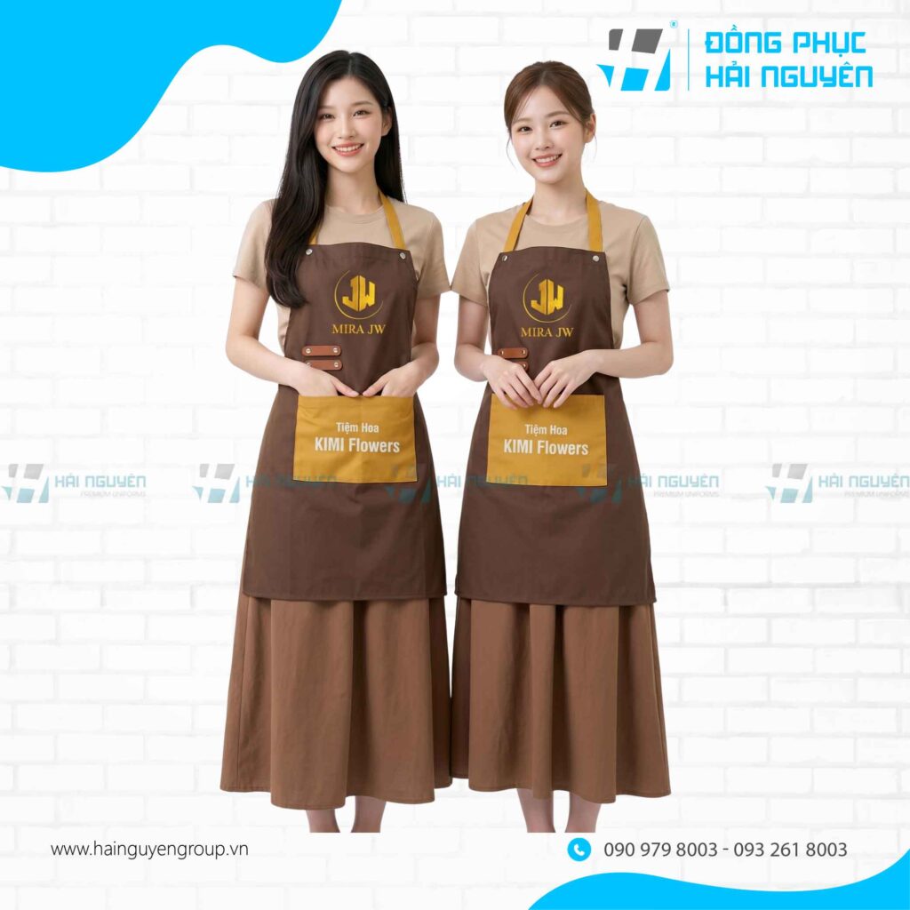 Tạp dề tiệm hoa