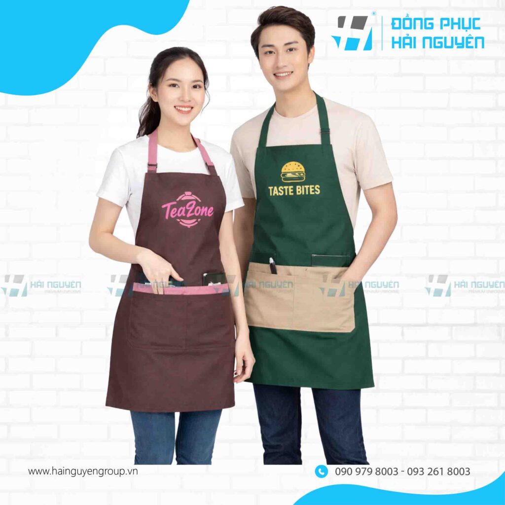 Tạp dề các quán ăn, quán trà sữa