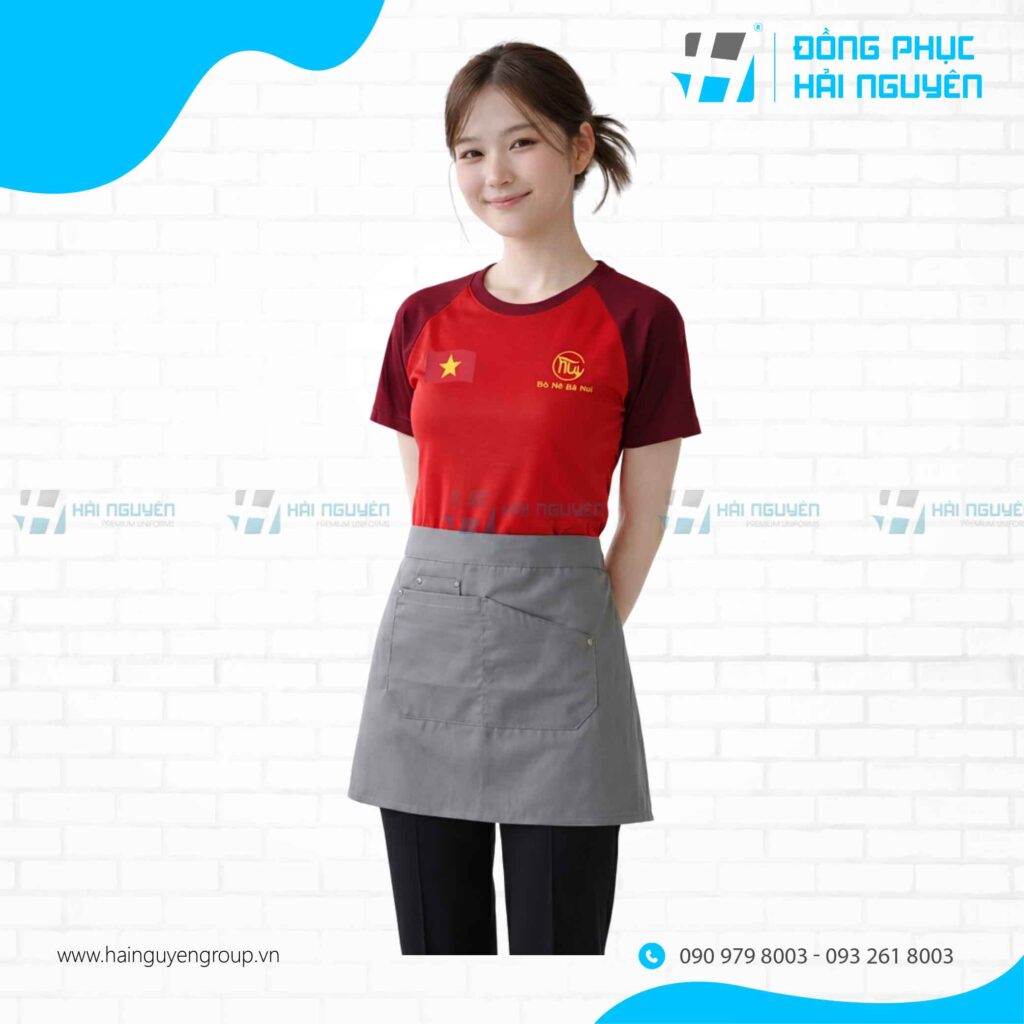 Tạp dề ngắn ngang eo