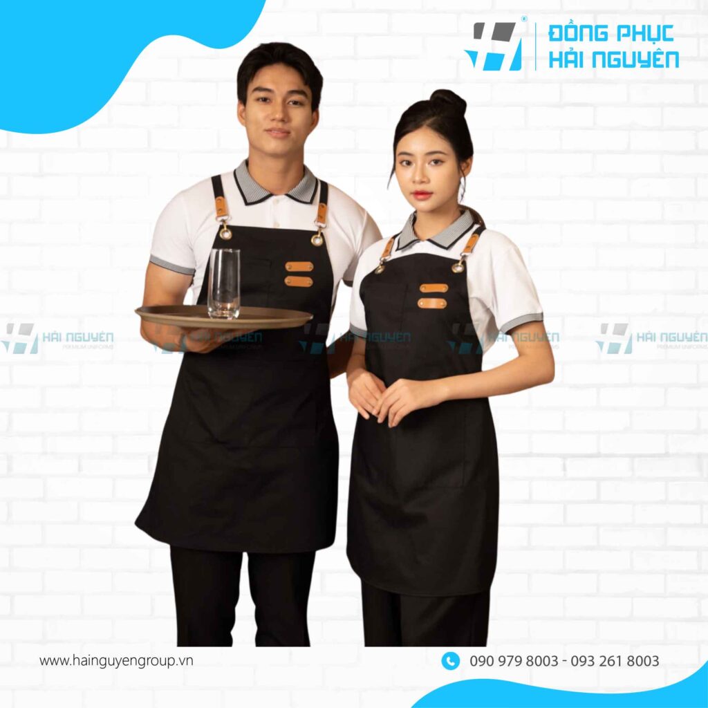 Đặt may tạp dề cà phê tại Đồng phục Hải Nguyên
