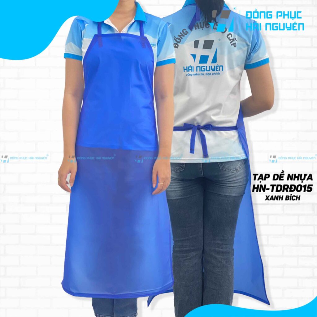 Tạp dề nhựa trơn