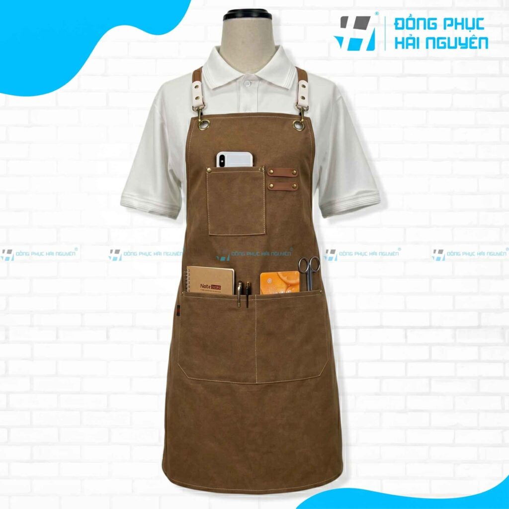 Tạp dề vải bố chống thấm