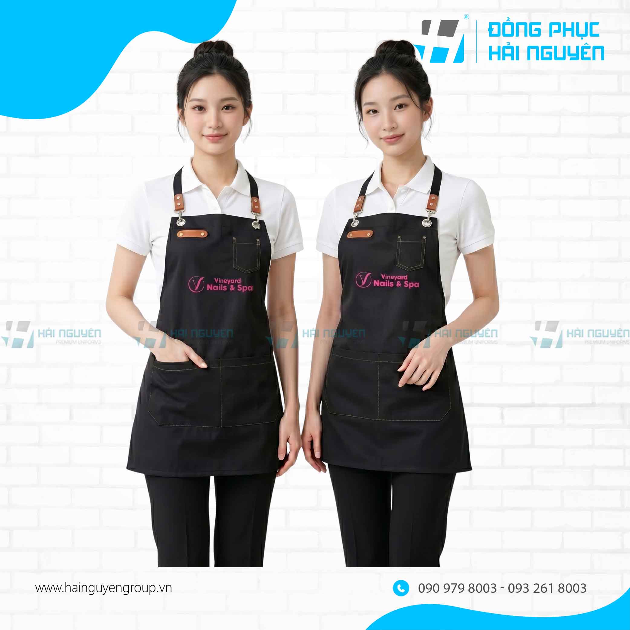 50+ Mẫu Tạp Dề Nail Giá Rẻ, May Theo Yêu Cầu Tại TPHCM