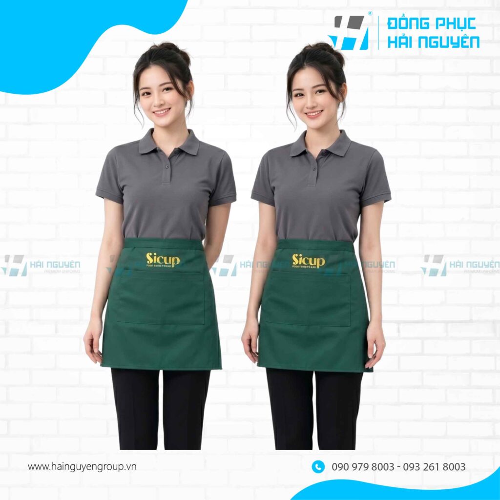 Cách chọn tạp dề ngắn phù hợp từng mô hình kinh doanh