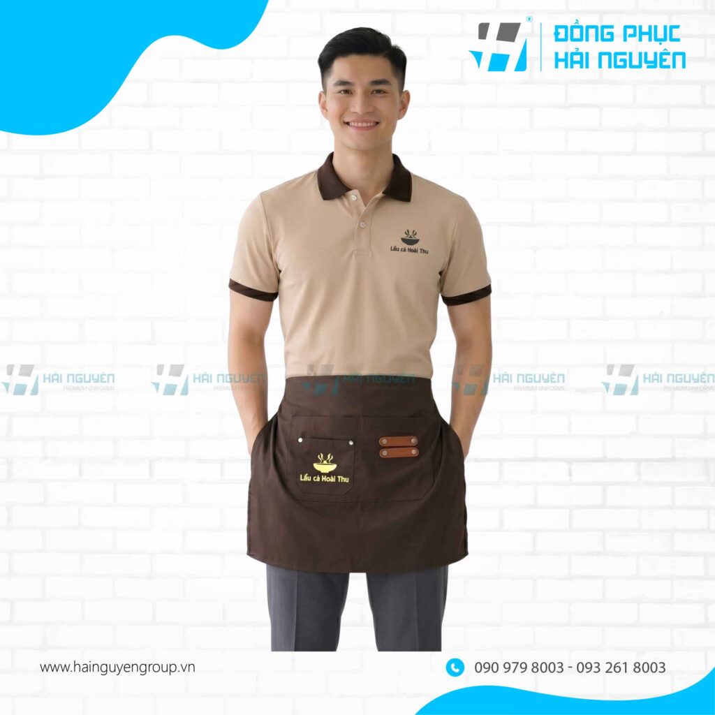 Đồng phục Hải Nguyên cung cấp tạp dề ngắn giá sỉ trên toàn quốc